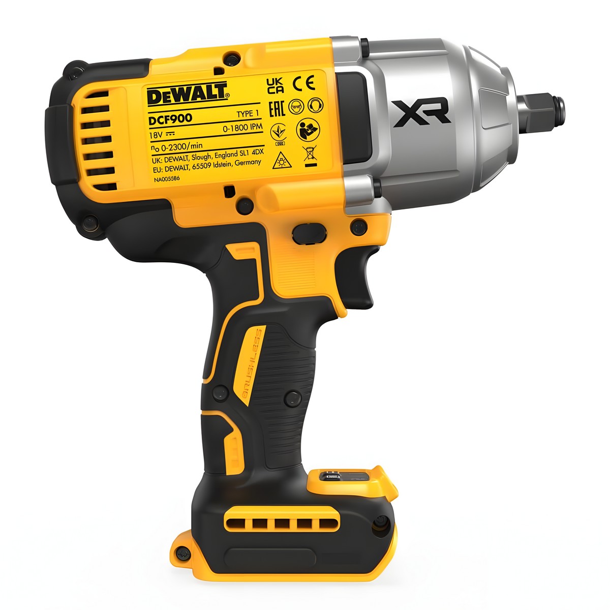 Гайковерт аккумуляторный ударный DEWALT DCF900N-XJ (без АКБ и ЗУ)