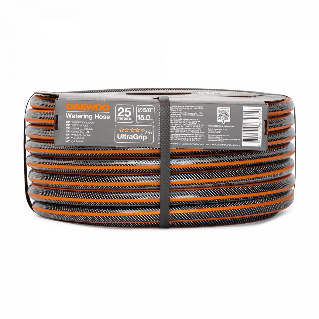 Шланг UltraGrip 25 м, 5/8'' (15 мм) DWH 5124 DAEWOO
