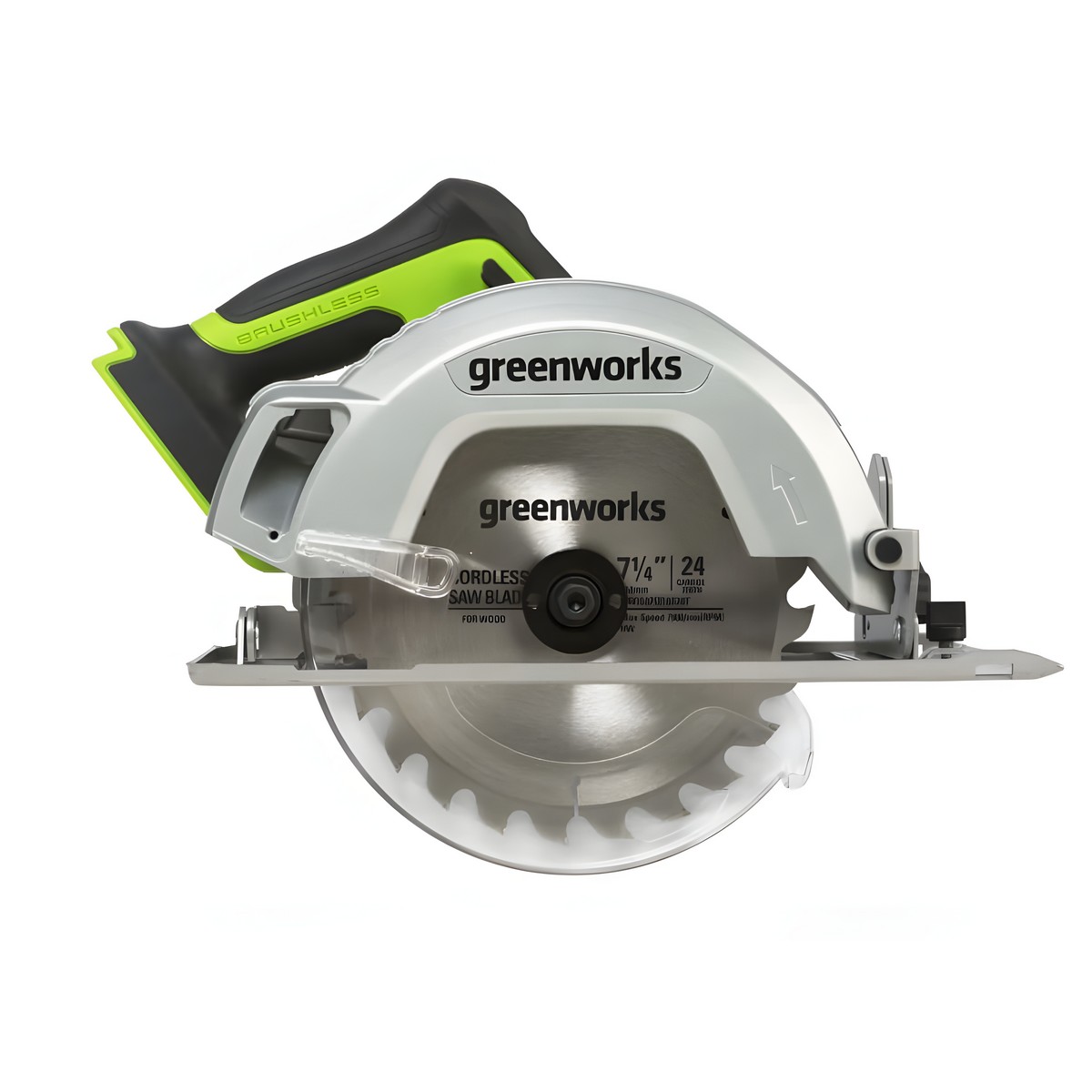 Пила циркулярная аккумуляторная GREENWORKS GD24CS (без АКБ и ЗУ) 1500907