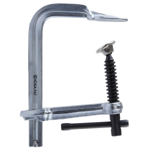 Струбцина F-образная 80 х 100 мм, кованая КОБАЛЬТ 244-629