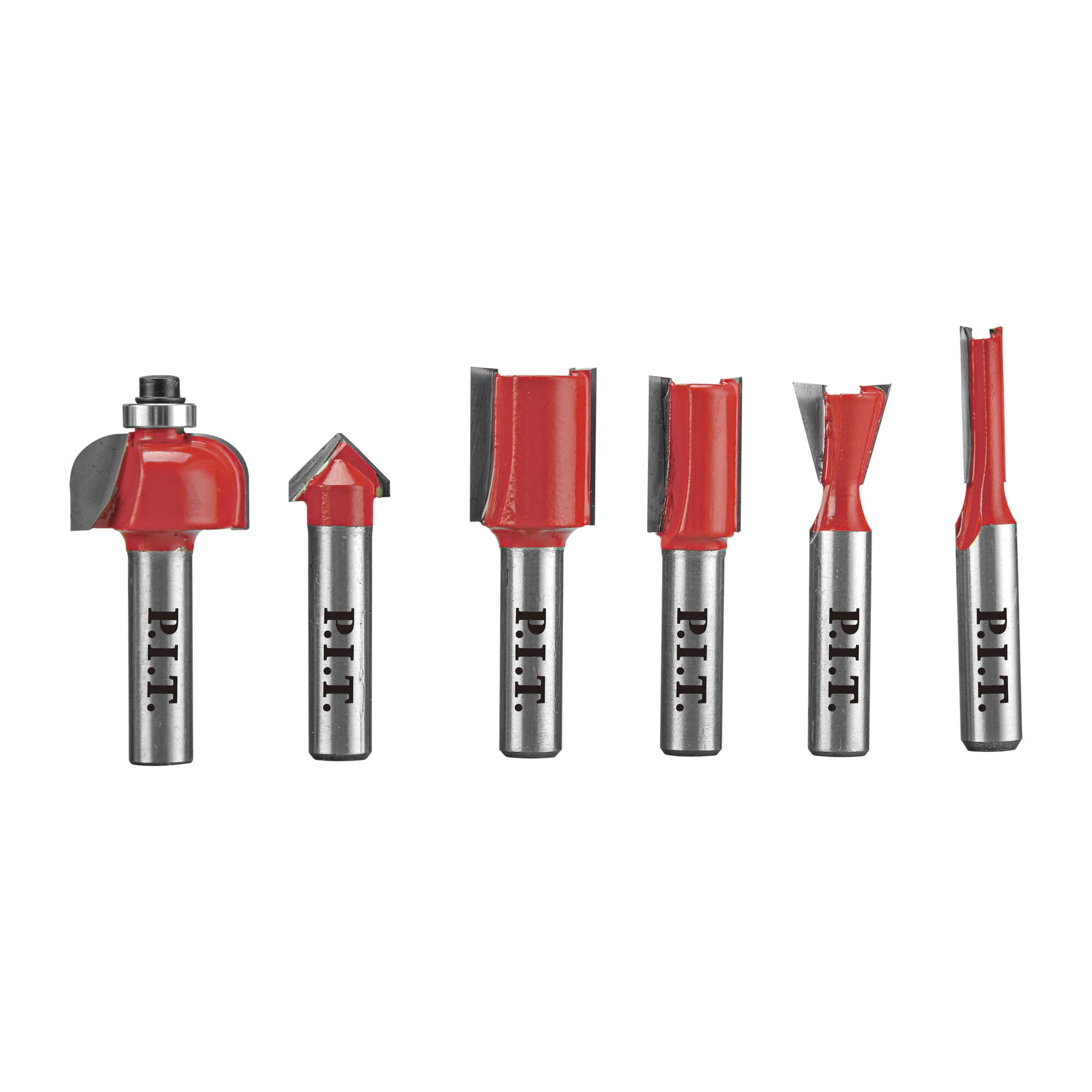 Набор фрез по дереву 12 шт. P.I.T. (ACTW09-012B)