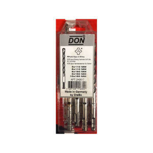 Набор буров, 5 шт. DreBo (5/6х110, 6/8/10х160, плас. пенал) 5005014 240617
