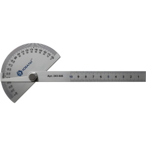 Угломер переставной с транспортиром 150 мм КОБАЛЬТ 243-646