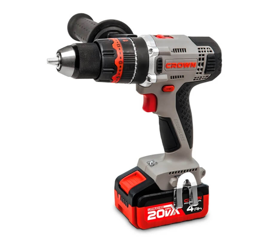 Аккумуляторный шуруповерт CROWN CT21093HMX-4 BMC