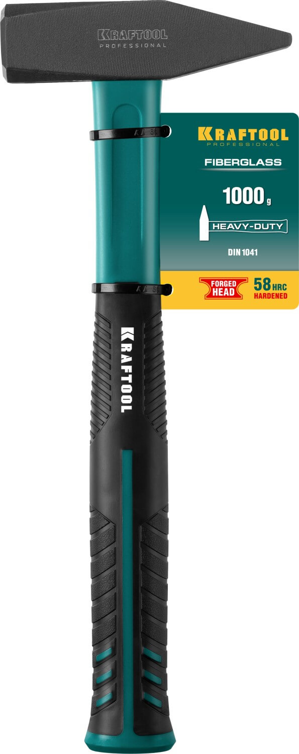 Молоток слесарный 1000 г. (фиберглассовая ручка) Fiberglass KRAFTOOL 2007-10