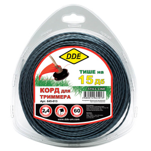 Корд 2.4 мм х 60 м (витой квадрат) Steel line DDE 645-013