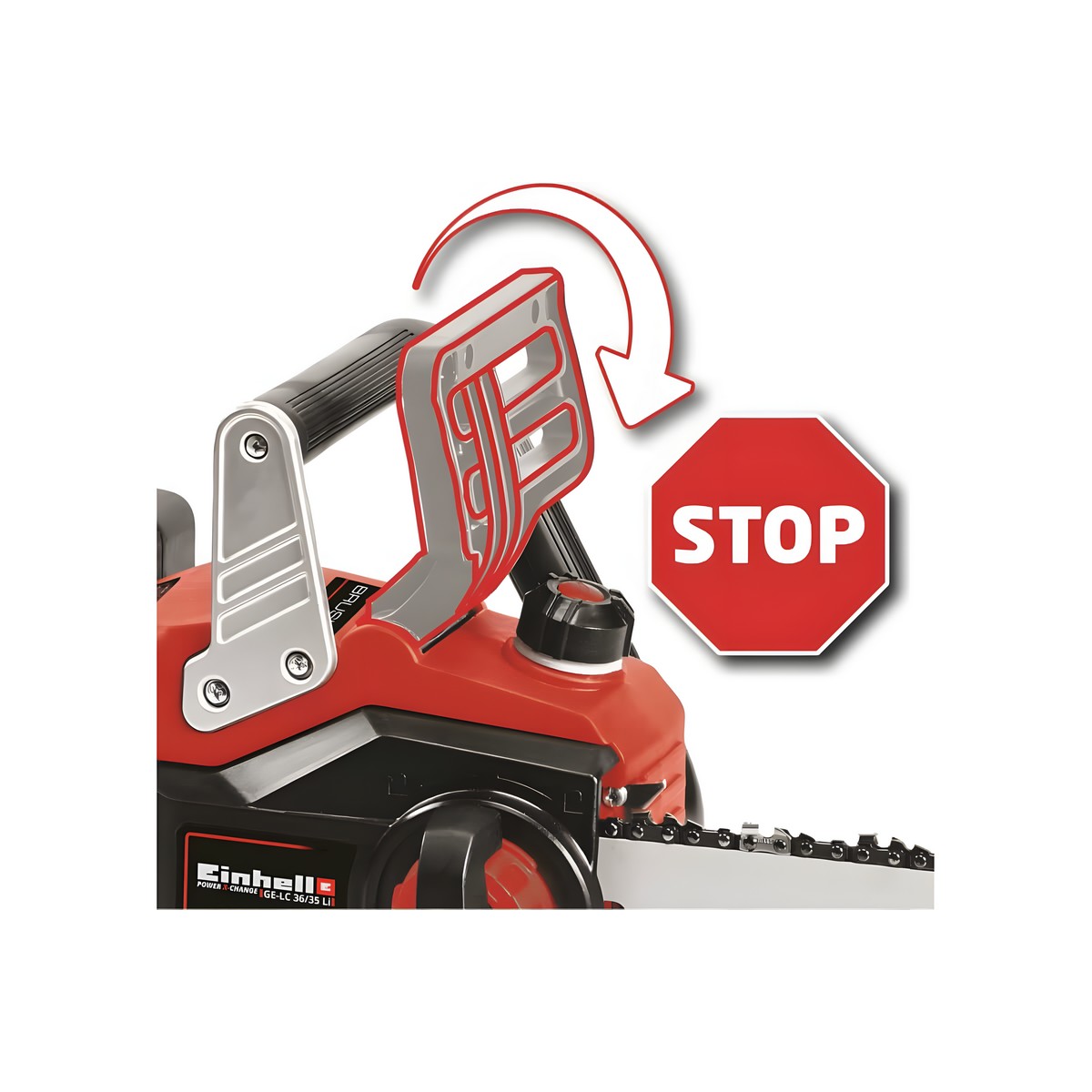 Пила цепная аккумуляторная Einhell PXC GE-LC 36/35 Li-Solo (без АКБ и ЗУ) 4501780