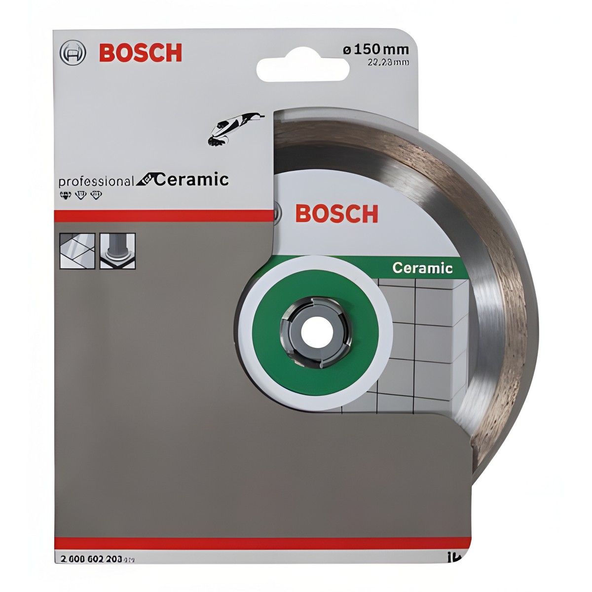 Диск алмазный 150 х 22.2 мм Standard for Ceramic BOSCH 2608602203