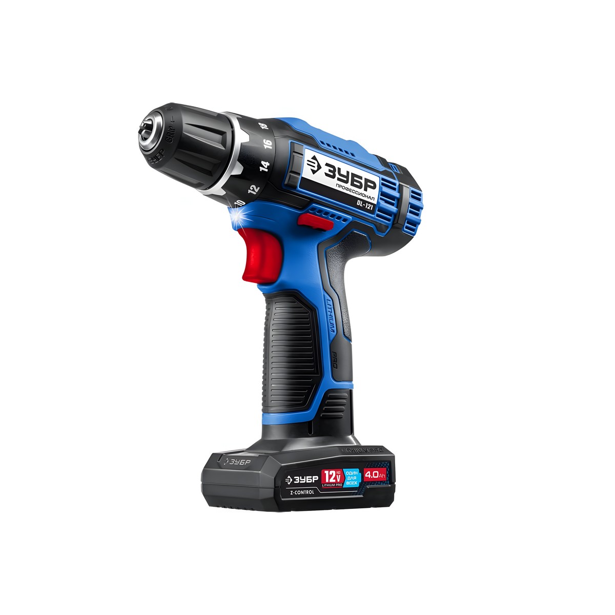 Дрель-шуруповерт ЗУБР Профессионал DL-121-42 (сумка)