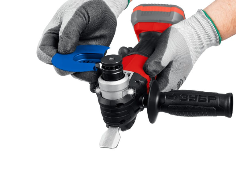 Инструмент многофункциональный аккумуляторный ЗУБР МФИ-18 Н (набор насадок, без АКБ и ЗУ)