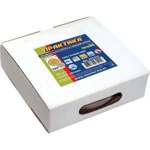 Круг шлифовальный 125 мм Р320 (1 шт., 8 отверстий) ПРАКТИКА 034-212-1