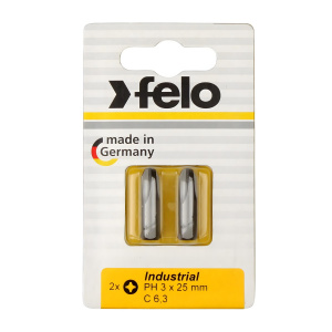 Бита PH 3 х 25 мм (2 шт.) Industrial FELO 02203036