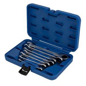 Набор ключей комбинированных с трещоткой 7 шт. (8-19 мм, кейс) КОБАЛЬТ 020108-07