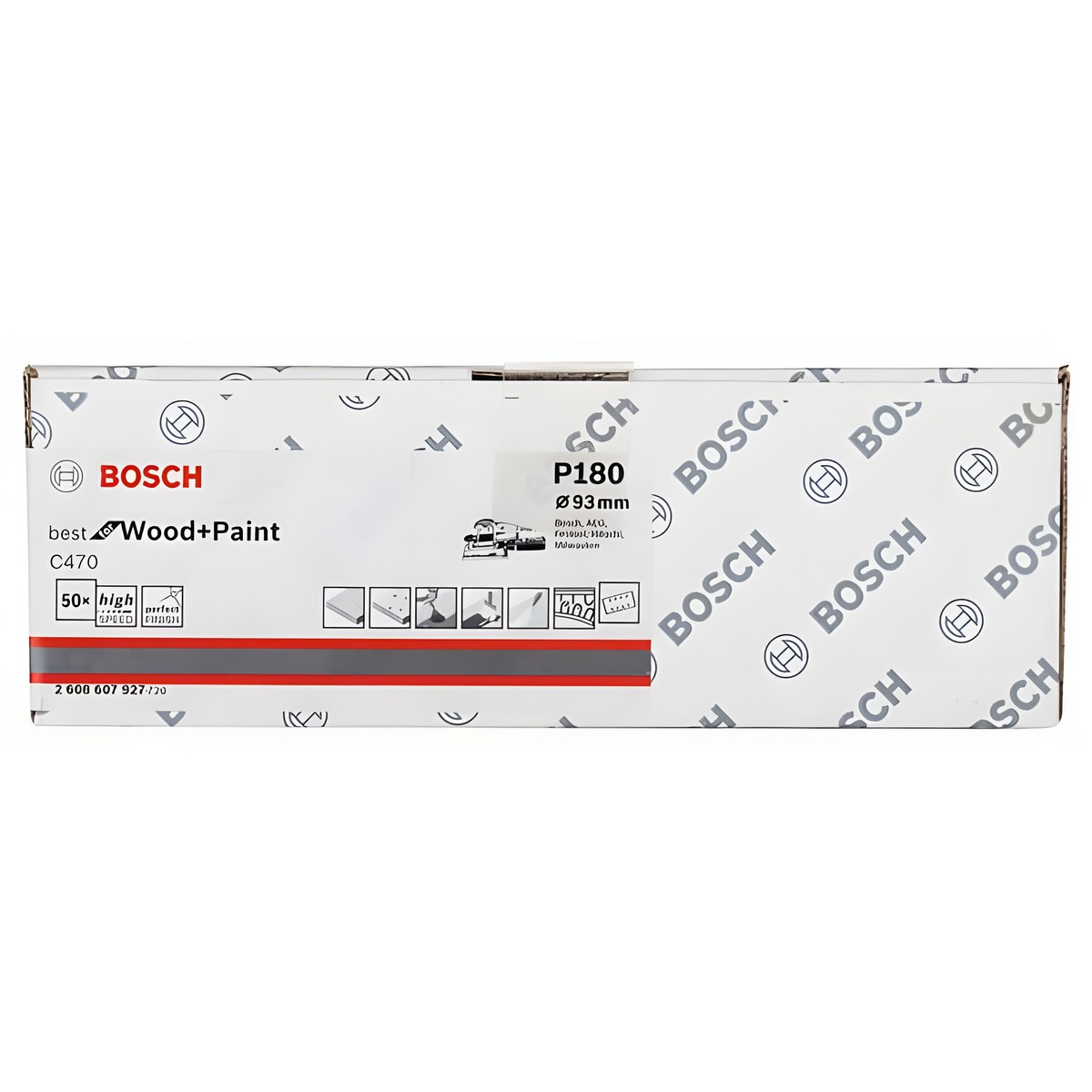 Лист шлифовальный 93 х 186 мм P180 (1 шт.) Best for Wood + Paint BOSCH 2608607927