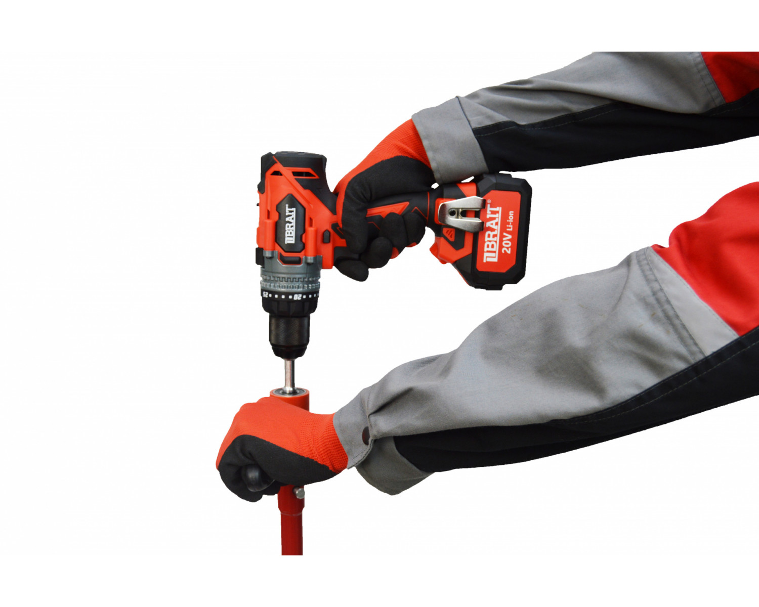 Дрель аккумуляторная BRAIT BCDI20-4PUMBL PRO + ПОДАРОК (адаптер шнека по льду)