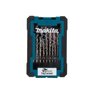Набор сверл по металлу 19 шт. (1-10 мм, 0.5 мм) HSS-G MAKITA D-67549
