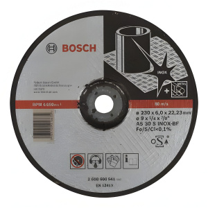 Круг обдирочный 230 х 6.0 х 22.2 мм Expert for Inox BOSCH 2608600541