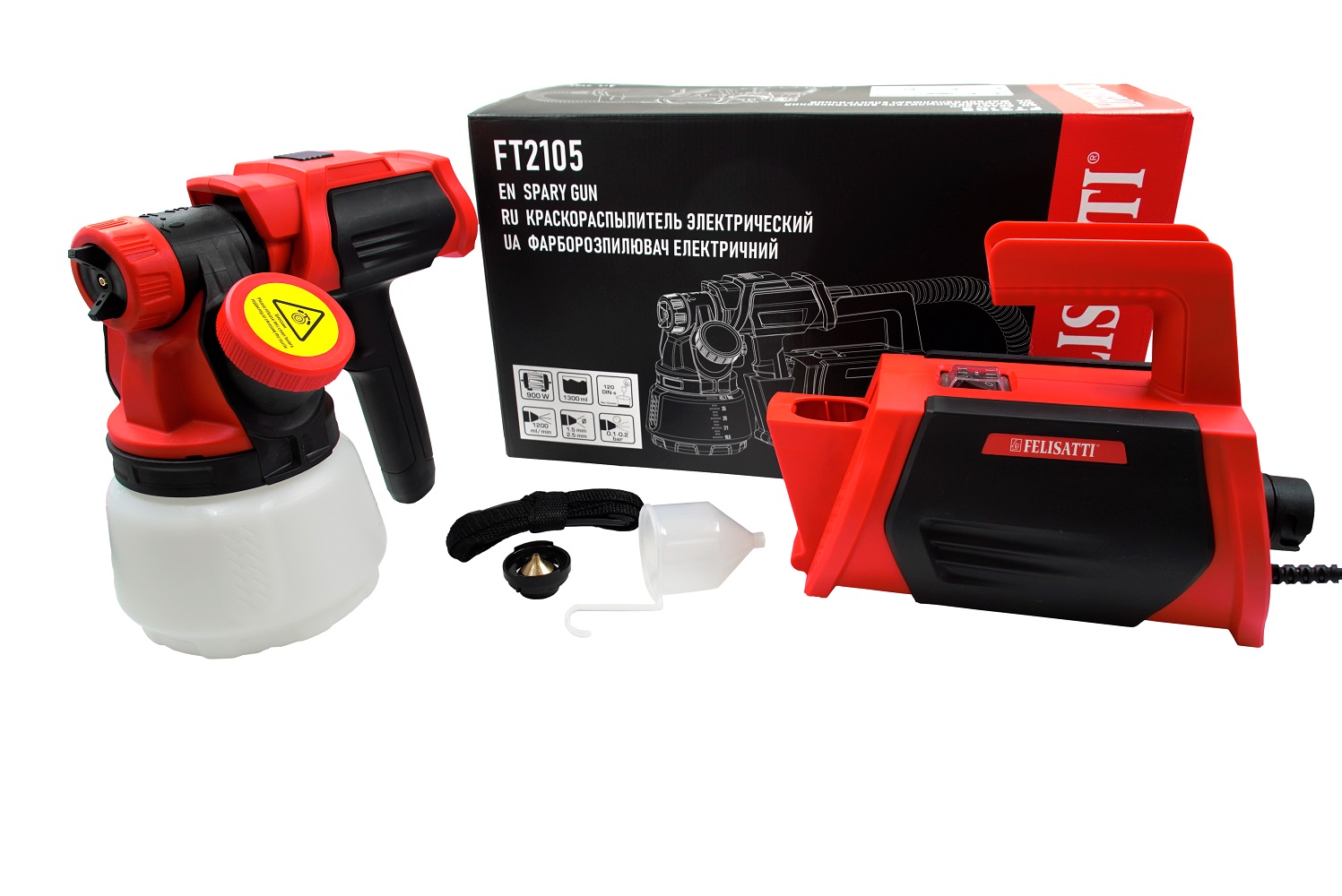 Краскораспылитель FELISATTI FT2105 (900ВТ)
