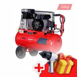 Компрессор FUBAG B4000B/50 CM3 + ПОДАРОК Пневмогайковерт ударный FUBAG IW580 (1/2'')
