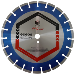 Диск алмазный 600 х 3.6 х 10 х 25.4 мм ProLine (железобетон) DIAM 030644