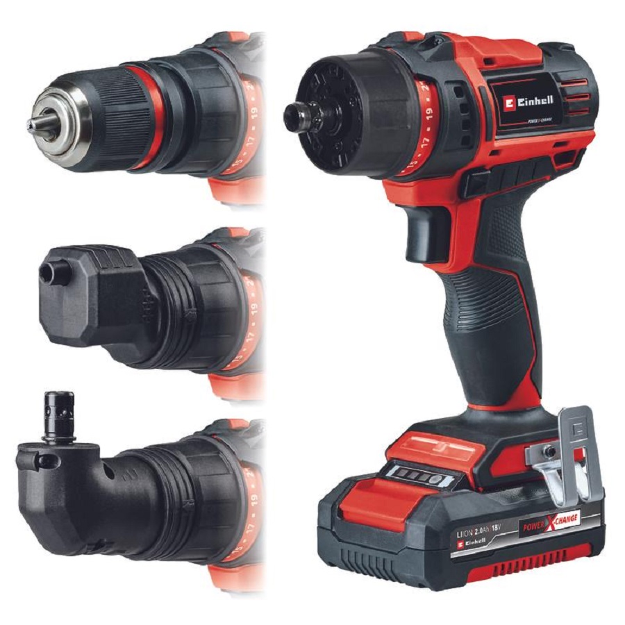 Дрель аккумуляторная Einhell PXC TE-CD 18/45 3X-Li 4513990