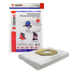 Пылесборник синтетический OZONE MXT-201, 1 шт. (для пылесоса Bosch)