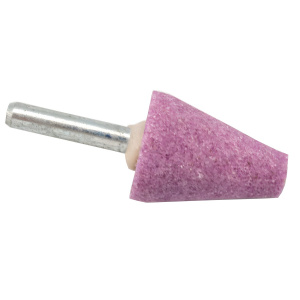 Шарошка абразивная 25 х 32 мм (коническая, тип L, оксид алюминия) ПРАКТИКА 641-190