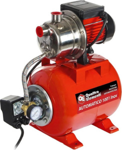 Насосная станция QUATTRO ELEMENTI Automatico 1001 Inox