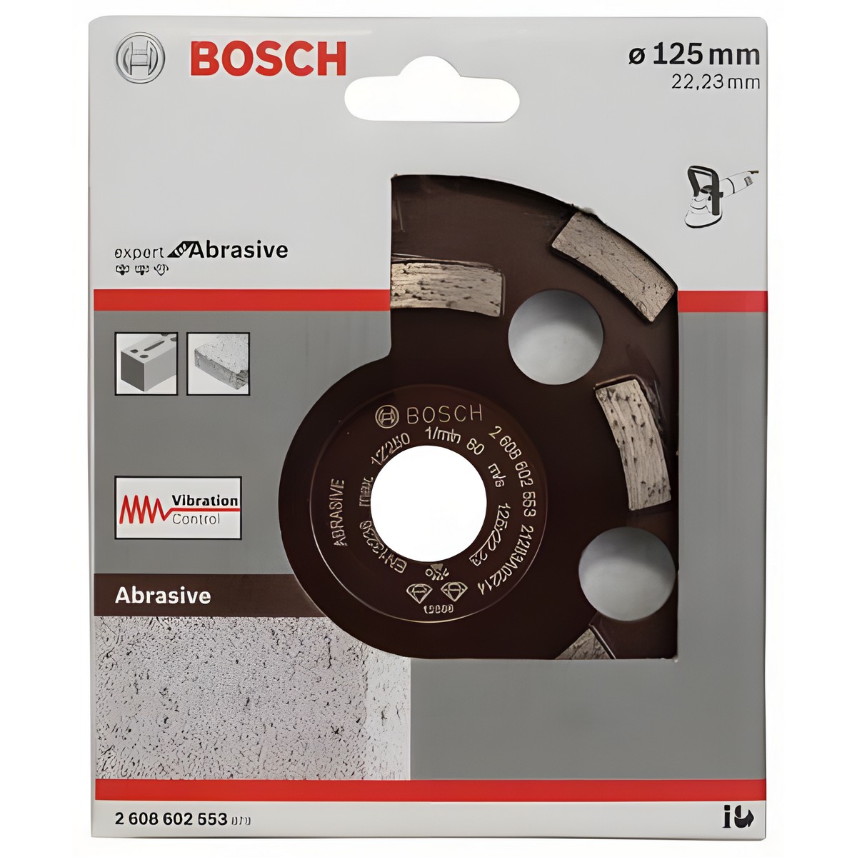 Чашка алмазная 125 мм Expert for Abrasive BOSCH 2608602553