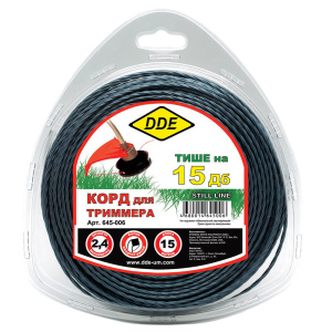 Корд 2.4 мм х 15 м (витой квадрат) Steel line DDE 645-006