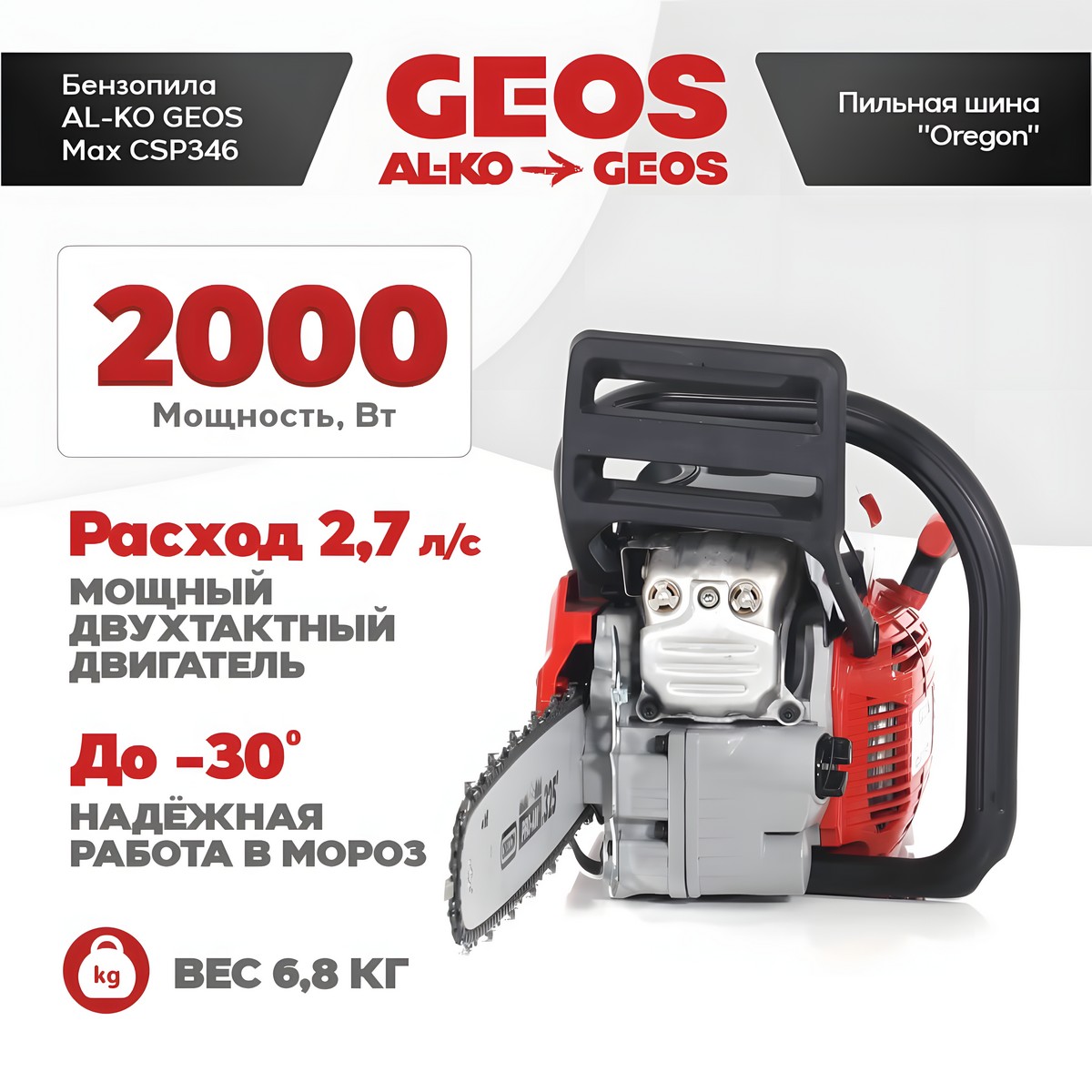 Бензопила GEOS Max CSP346 227520