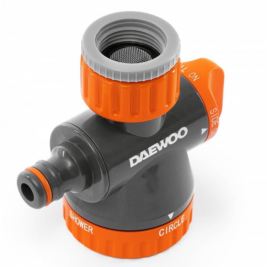 Адаптер 2-х канальный с лейкой для крана 26,5 мм (3/4'') и 33,3 мм (1'') DWC 1325 DAEW