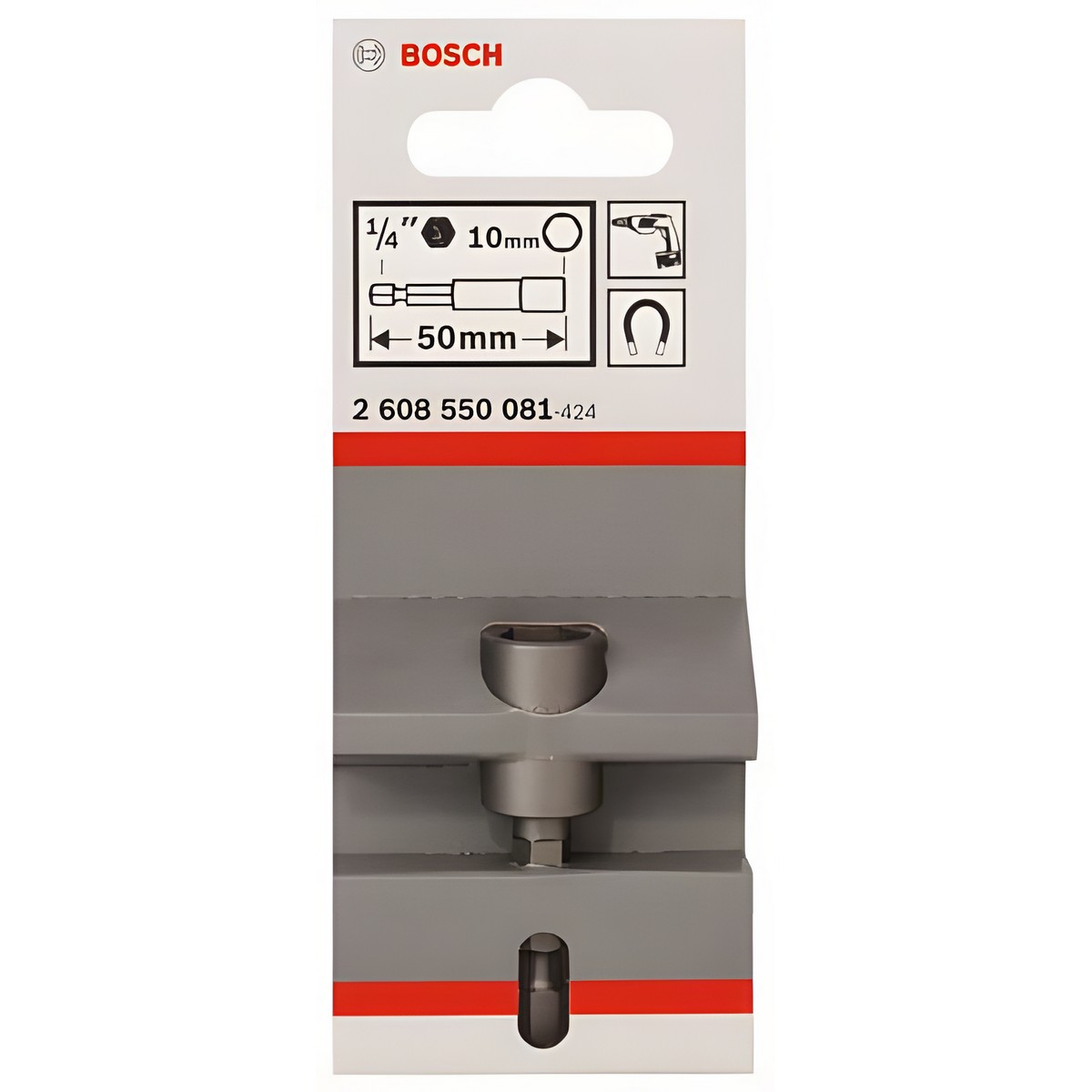 Головка торцевая 10 х 50 мм Extra Hard BOSCH 2608550081