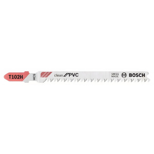 Полотно пильное T 102 H Clean for PVC (5 шт.) BOSCH 2608667446