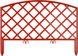 Забор декоративный GRINDA ПЛЕТЕНЬ 24х320 см, терракот 422207-T