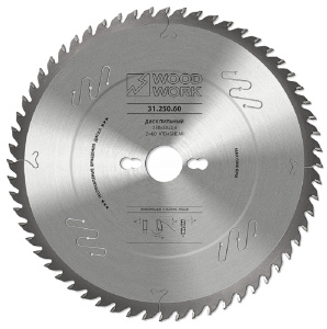 Диск пильный 250*2,4/1,8*30*80Т (универсальный) WOODWORK 31.250.80