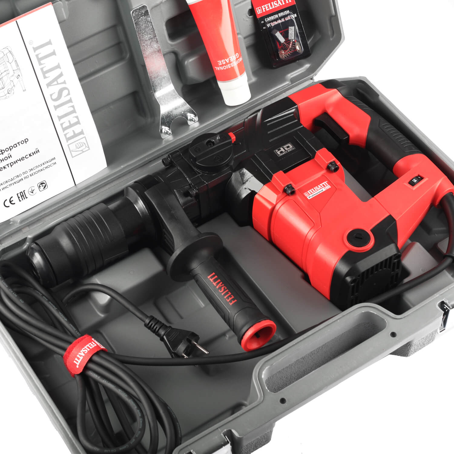 Перфоратор FELISATTI П-40/1500В (1500ВТ,10 Дж,2 режима,SDS-max)