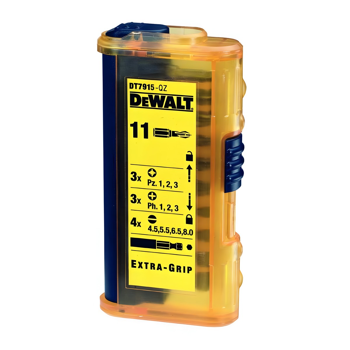 Набор бит (10 шт. + магнитный держатель) DeWalt DT7915
