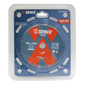 Диск пильный по дереву 140мм х 20 мм, 40Т, SENIX