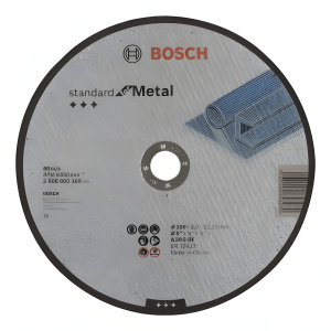 Круг отрезной 230 х 3.0 х 22.2 мм Standard for Metal BOSCH 2608603168