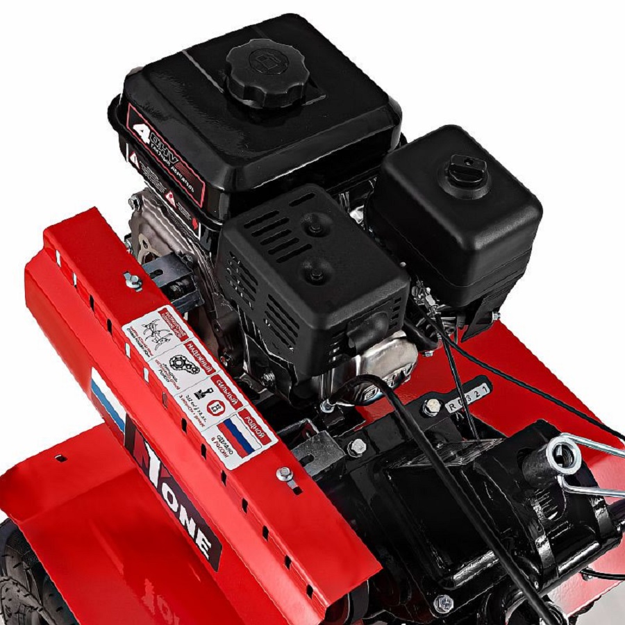 Мотоблок бензиновый Number One М-307 (7,8л.с.чугун.ред,4*10скор.3впер/1наз,пов/руль,шир.обраб.850мм,