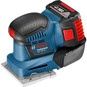 Шлифмашина вибрационная аккумуляторная BOSCH GSS 18V-10 (без АКБ и ЗУ) 06019D0200