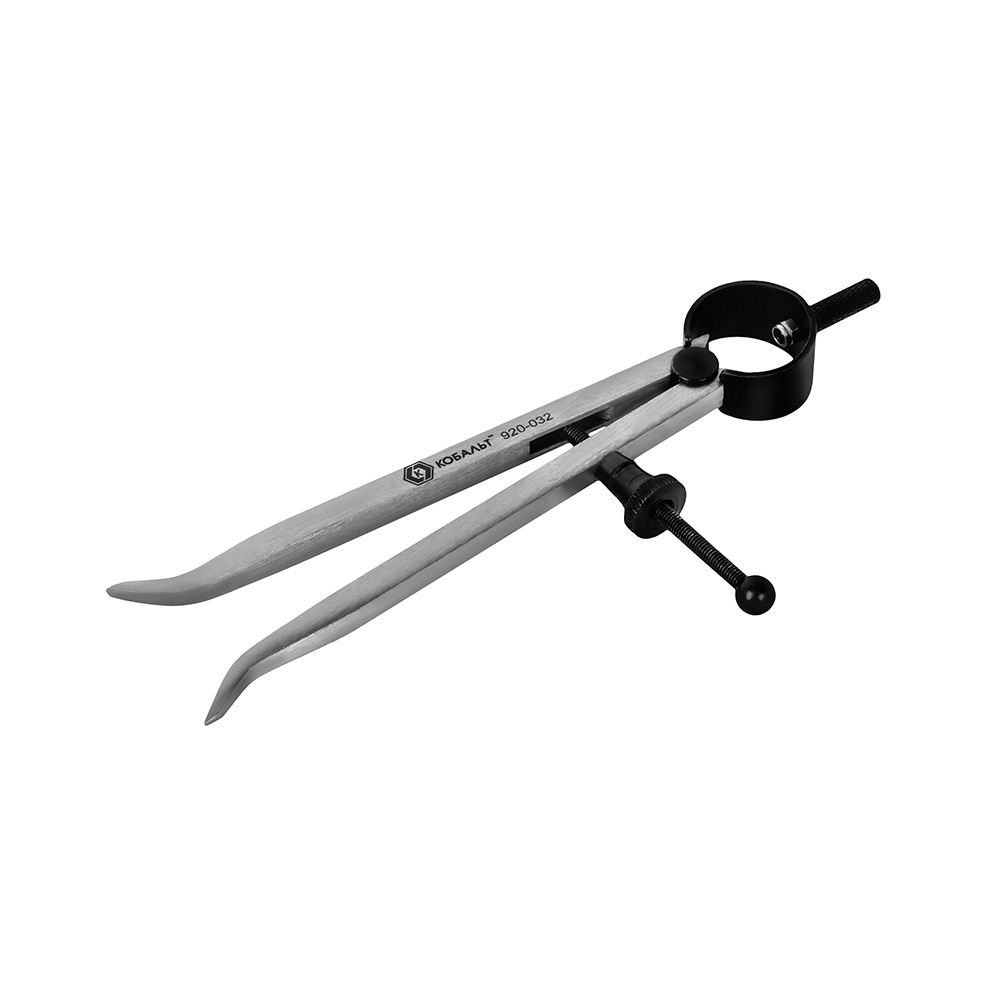 Кронциркуль для разметки и внутренних измерений до 125 мм, с пружиной и фикс. винтом КОБАЛЬТ 920-032