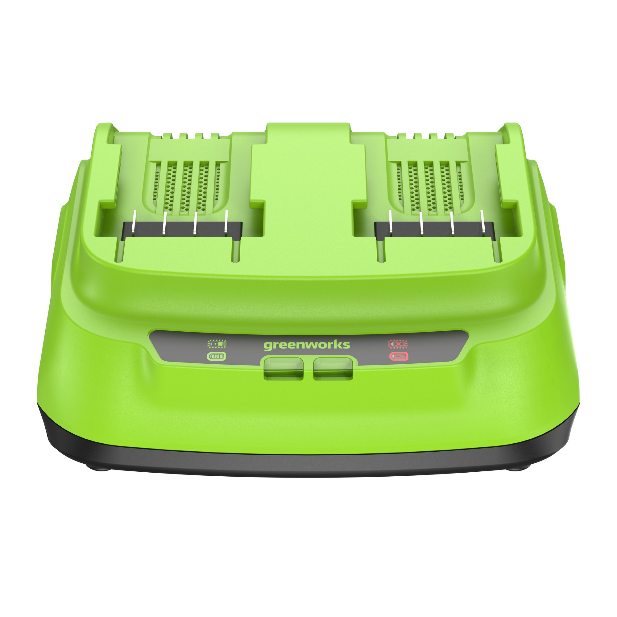 Устройство зарядное GREENWORKS G24X2C8 (24 В, 8 А, для 2-х аккумуляторов) 2958807