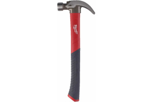 Молоток-гвоздодер 450 гр. (рукоятка из стекловолокна) MILWAUKEE 4932478657