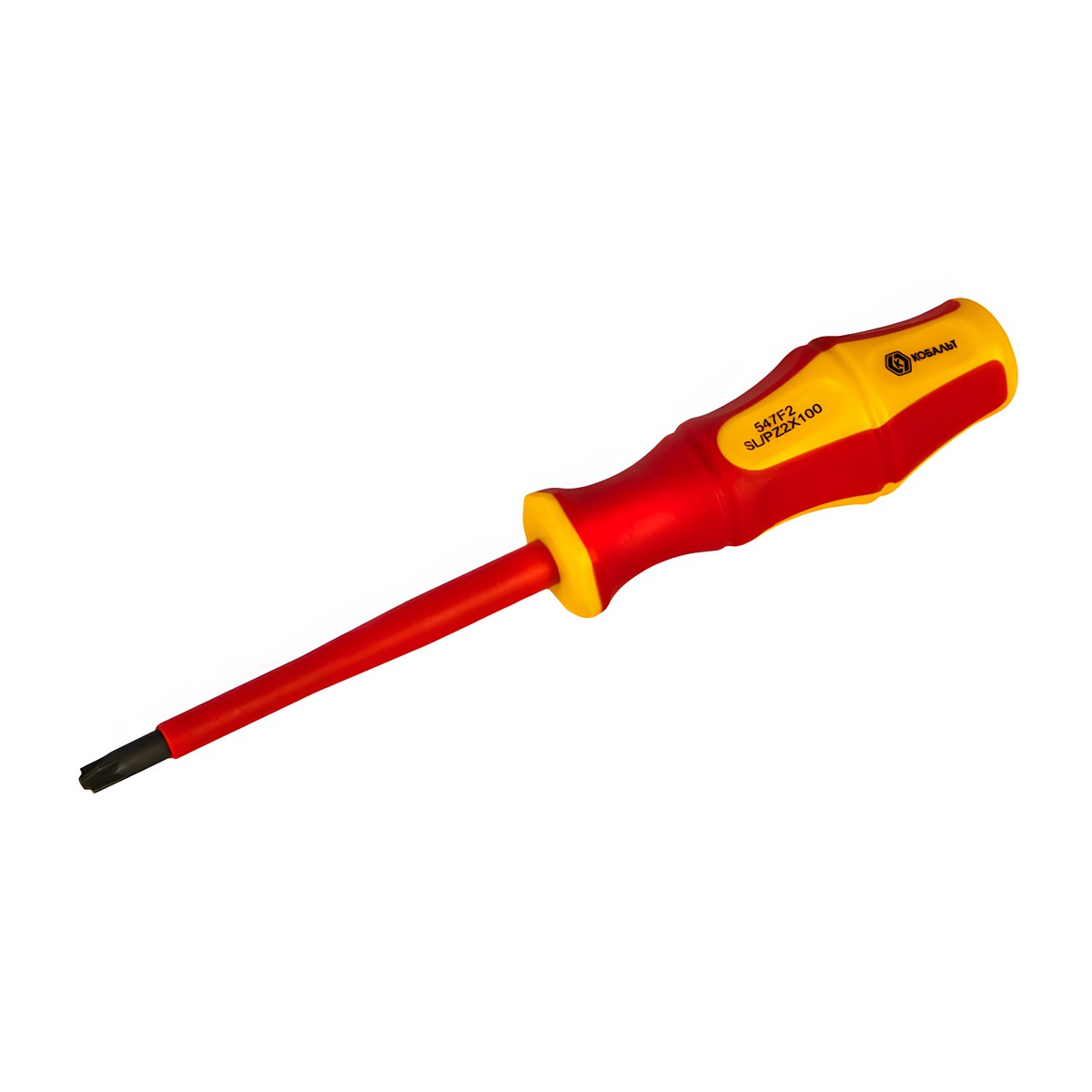 Отвертка диэлектрическая FL/PZ 2 х 100 мм (двухкомпонентная рукоятка) Ultra Grip КОБАЛЬТ 799-734