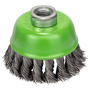 Щетка чашечная 75 мм (для УШМ, М14, витая нерж.) BOSCH 2608622060