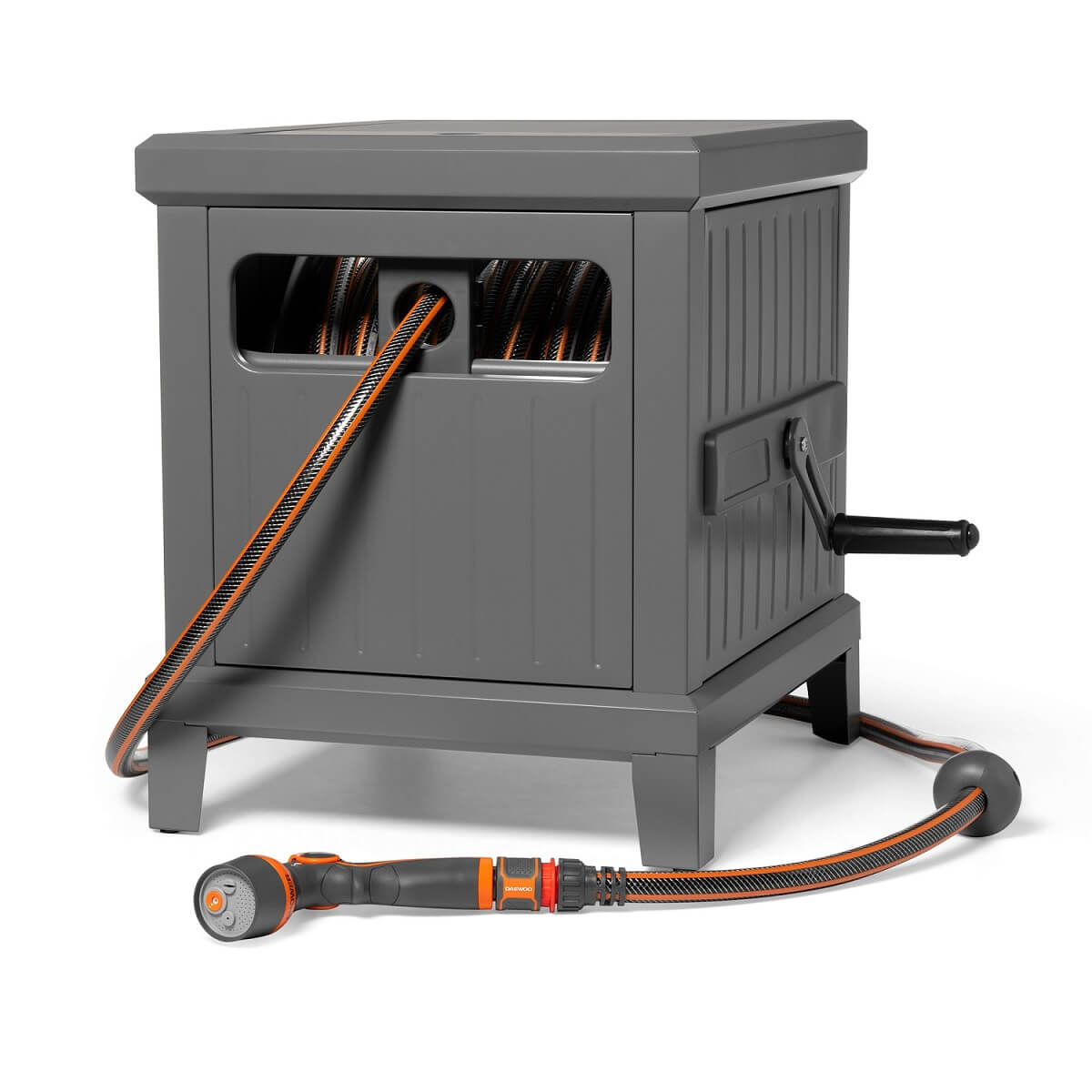 Катушка металлическая с шлангом 45 м DWR 6145 DAEWOO