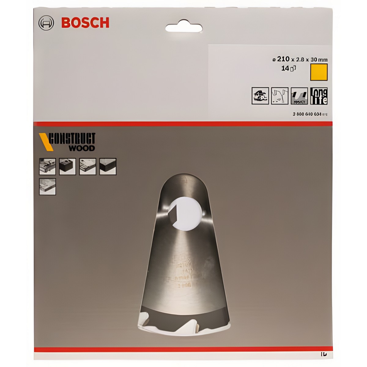 Диск пильный 210 х 30 мм 14T Construct BOSCH 2608640634