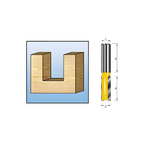 Фреза пазовая (d8/D18) MAKITA D-67860